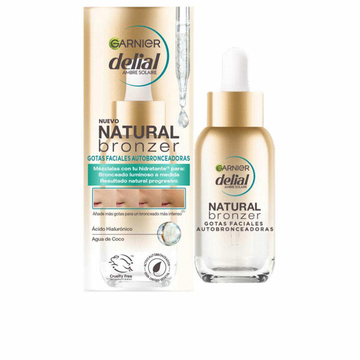 Samoopaľovací krém na tvár Garnier Natural Bronzer 30 ml